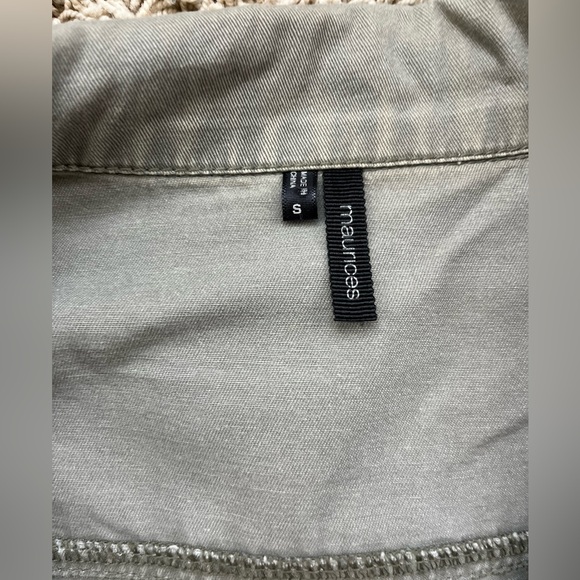 Army green utility jacket - Picture 2 of 6